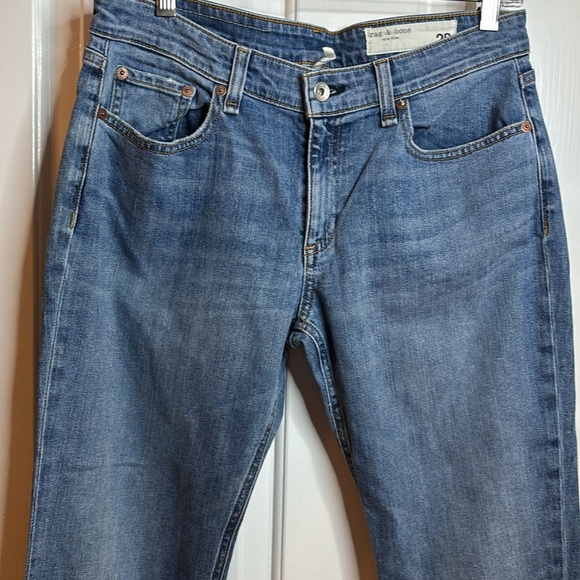 EUC RAG&BONE Dre Low Rise Slim Boyfriend women’s jeans in Julienne color size 28 - Picture 2 of 12